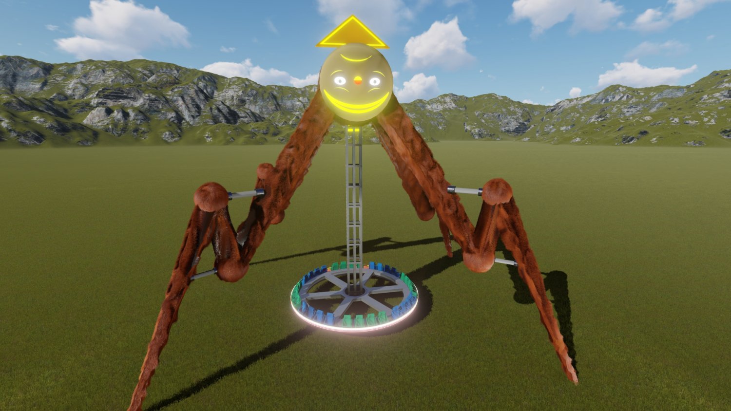 the big spider swing game Modelados 3D in Juguetes 3DExport