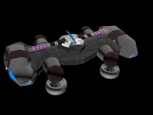 o tanque flutuante Modelo 3D