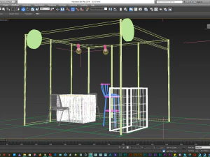 exhibition booth 3x3 3D Model