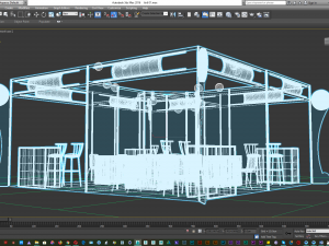 exhibition booth 6x6 octanorm system 3D-Modell