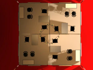 exhibition booth 6x6 octanorm system 3D Model