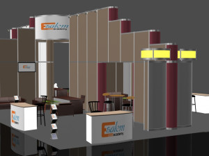 exhibition booth 10x20 3D मॉडल
