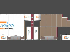 exhibition booth 10x20 3D Model