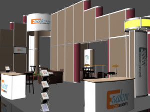 exhibition booth 10x20 3D मॉडल