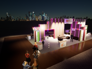 exhibition booth 10x20 3D मॉडल