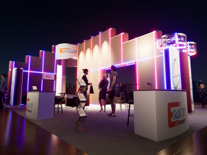 exhibition booth 10x20 3D मॉडल
