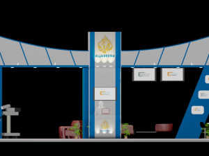 exhibition booth 6x12 3D 모델