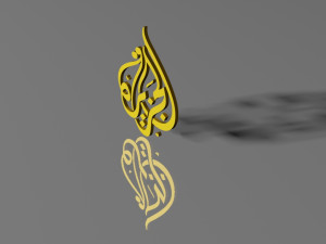 al jazeera logo Modello 3D