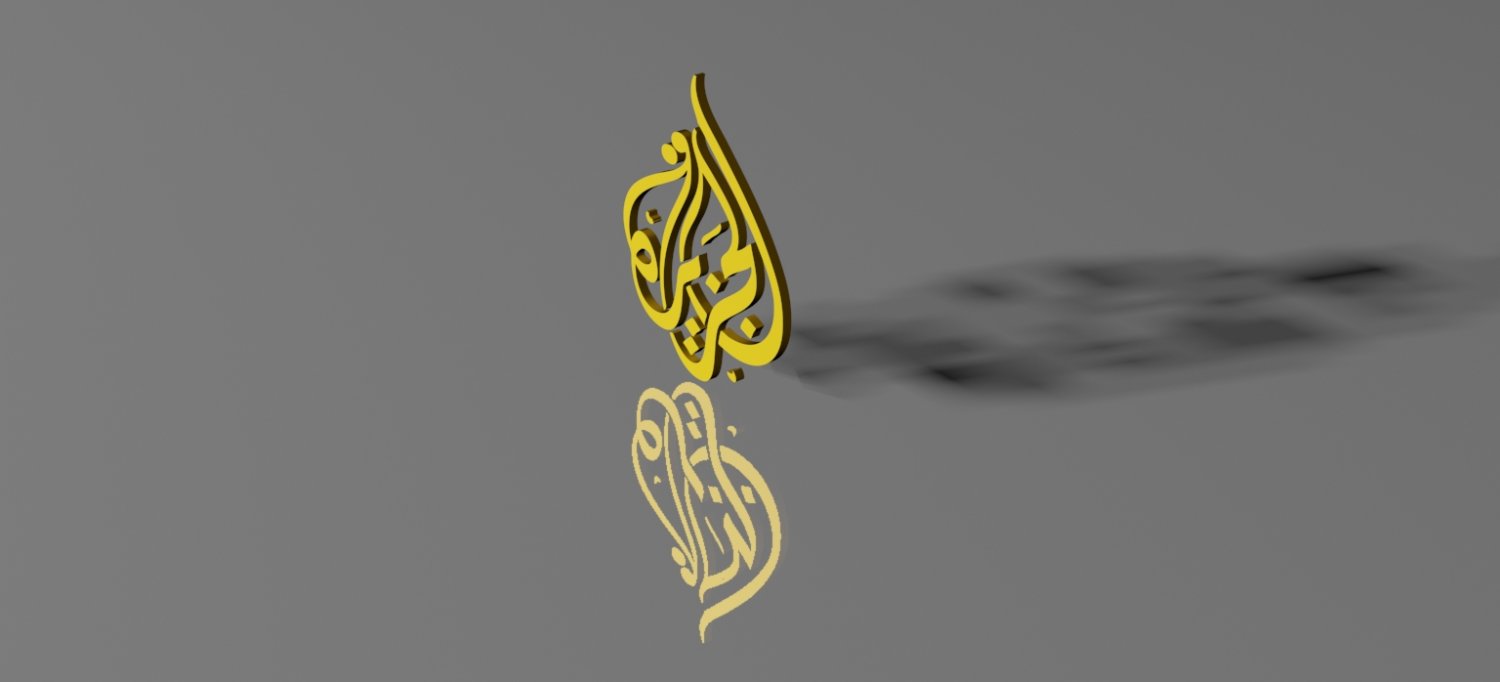 al jazeera logo 3D Model in Other 3DExport