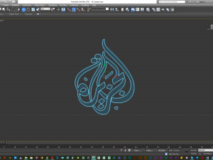 al jazeera logo Modello 3D