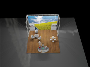 trass stand 6x6 Model 3D