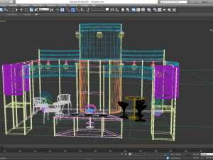 exhibition booth 4x6 Model 3D