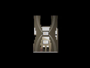 4x6 exhibition booth stand 3D Model