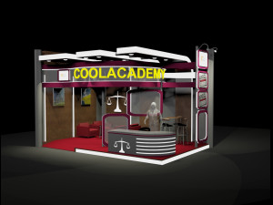 4x6 exhibition booth 3D Model
