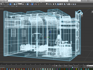 4x6 exhibition booth 3D Модель