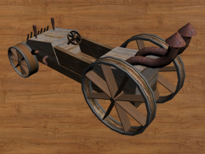wood car Model 3D