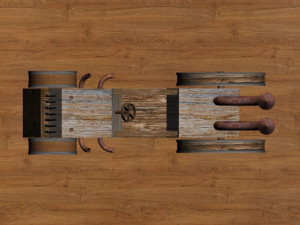 wood car Model 3D