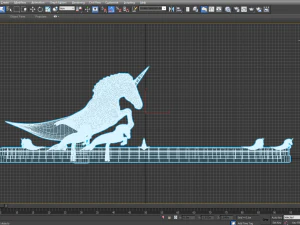 horse fountain 3D Model