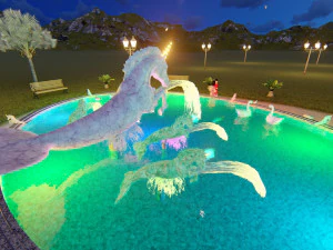 horse fountain 3D Model