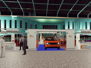 3d stand exhibition booth design system 3D-Modell