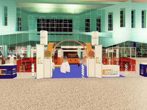 3d stand exhibition booth design system 3D-Modell