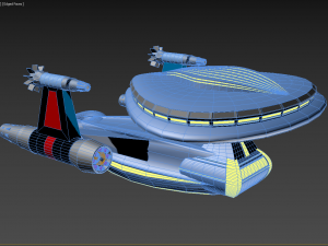 spaceship design 3ds max model and lumion Model 3D