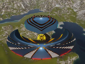spaceship design 3D Model