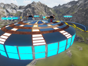 spaceship design Modèle 3D