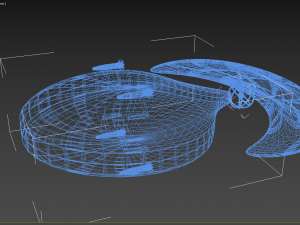 spaceship design Modèle 3D