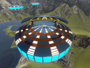 spaceship design 3D Model
