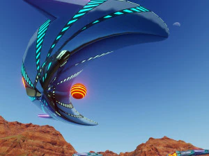 spaceship design 2 3D Model