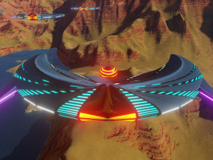 spaceship design 2 3D मॉडल