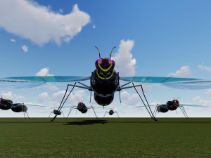 flying hornet design 3ds max model and lumion Model 3D