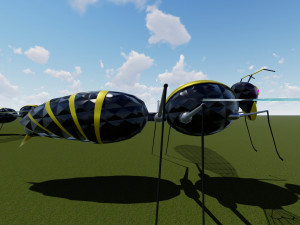 flying hornet design 3ds max model and lumion Model 3D