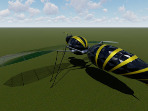 flying hornet design 3ds max model and lumion Model 3D