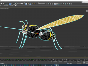 flying hornet design 3ds max model and lumion Model 3D
