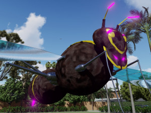 flying hornet design 3ds max model and lumion Model 3D
