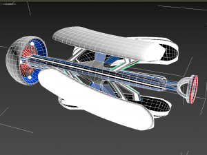 sci fi spaceship design 3ds max model and lumion 3D Модель