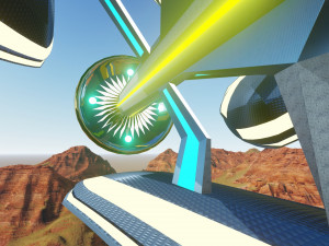 sci fi spaceship design 3ds max model and lumion 3D Модель