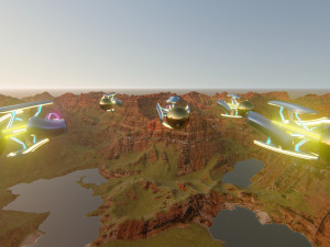 sci fi spaceship design 3ds max model and lumion 3D Модель