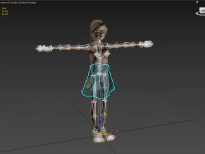 the figure of gollum 3d design character 3D Model