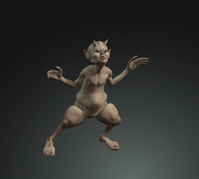 devils child 3d character design the devils child 3D Модель .c4d .max .obj .3ds .fbx .stl .blend 