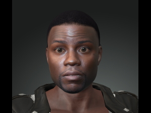 man character design for actor kevin hart ready made characters for animation 3D Model