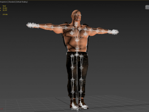 character dwayne johnson the rock Modelo 3D