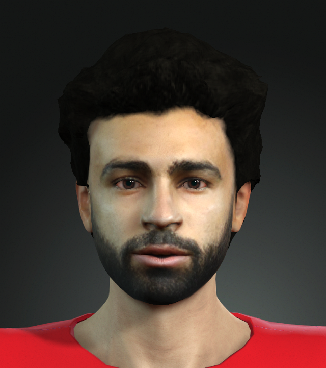 mo salah the famous football player 3d design ready for animation Modelo 3D .c4d .max .obj .3ds .fbx .stl .blend 