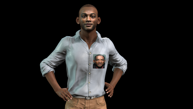 3d character design for actor will smith model 3D Модель .c4d .max .obj .3ds .fbx .stl .blend 