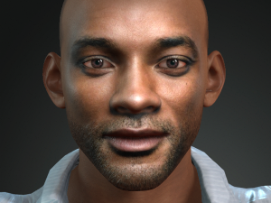 3d character design for actor will smith model 3D Модель