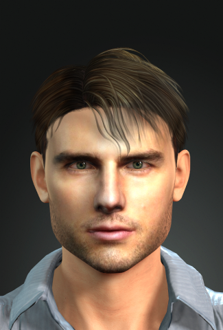 3d character design for actor tom cruise Model 3D .c4d .max .obj .3ds .fbx .stl .blend 