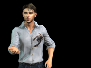 3d character design for actor tom cruise Model 3D
