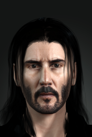 3d character design for actor john wick keanu reeves ready for animation 3D 모델 .c4d .max .obj .3ds .fbx .stl .blend 